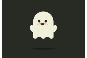 纯CSS3跳动的幽灵动画特效