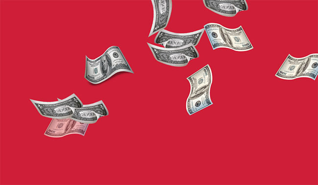  Animate.css美元飘落动画特效