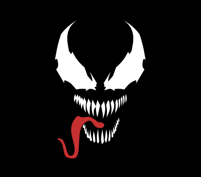  HTML5 SVG毒液图标样式代码