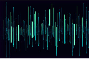 HTML5 Canvas竖直线条视差特效