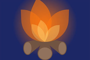 纯CSS3火柴燃烧动画特效