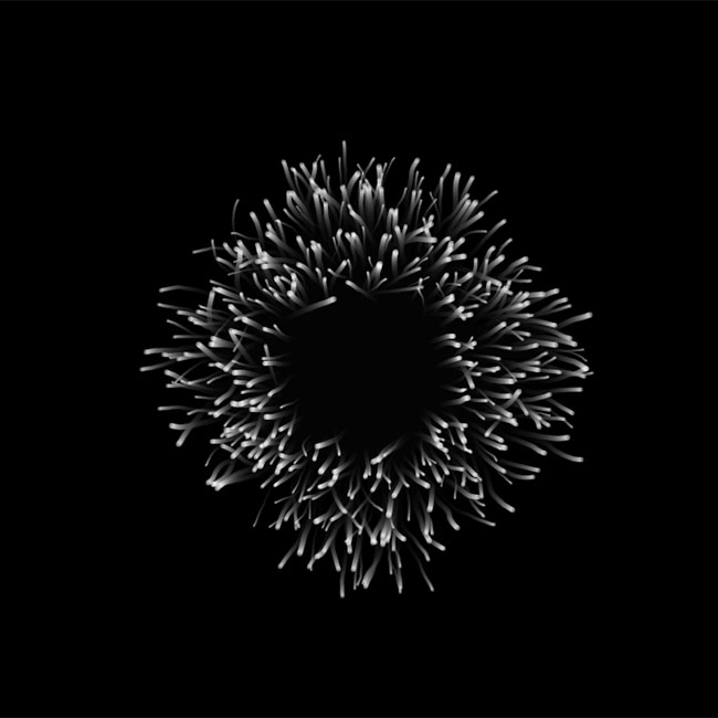 HTML5 Canvas碎纸片扩散动画特效