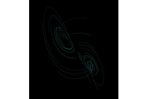 HTML5 Canvas旋涡线条特效