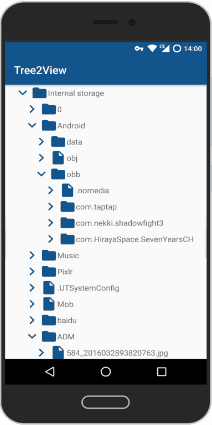 Android 支持定制的树状自定义View