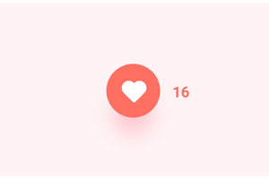 HTML5 SVG爱心加一动画特效