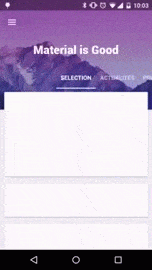Android MaterialDesignViewPager切换变色美观效果