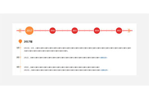 jQuery企业发展大事件时间轴代码