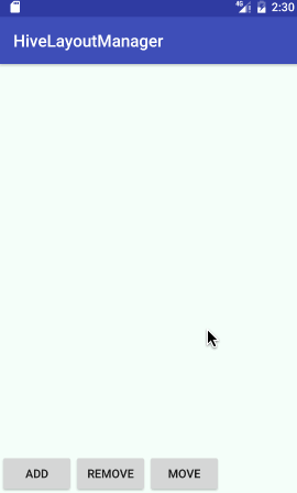 Android蜂巢布局管理器