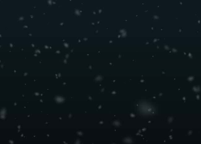  WebGL 3D雪花飘落动画特效
