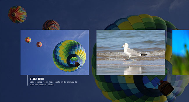  jQuery鼠标移动全屏图片切换代码