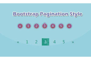 极具创意CSS3分页样式代码