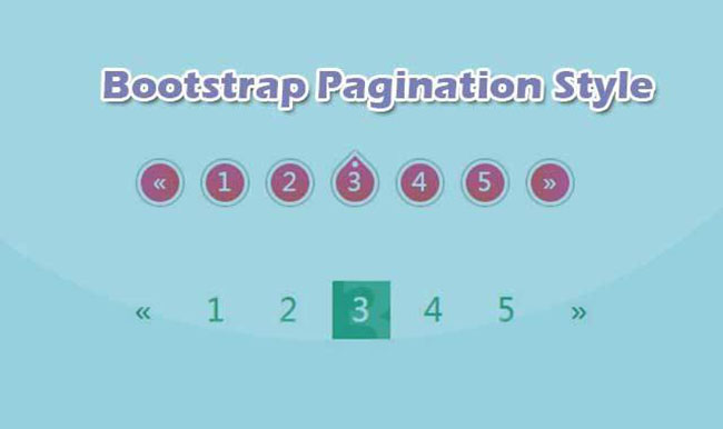  极具创意CSS3分页样式代码