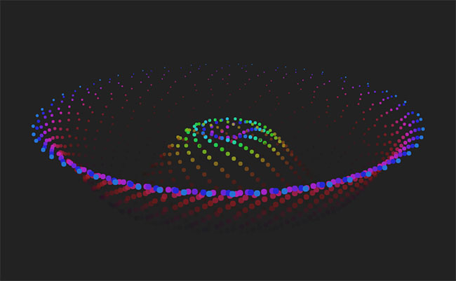  H5 Canvas弹性声波动画特效
