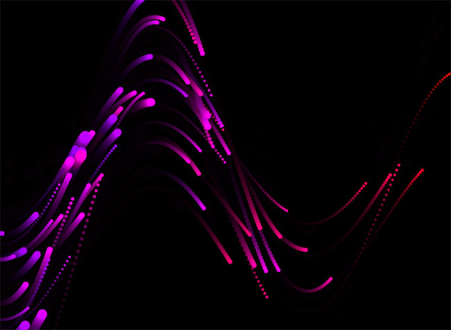  HTML5 Canvas大波浪动画特效