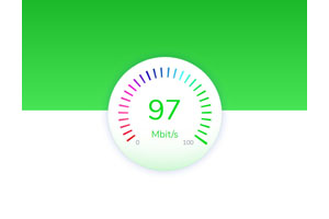 HTML5 SVG流量测速仪动画特效