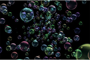 HTML5 Canvas疯狂气泡动画特效