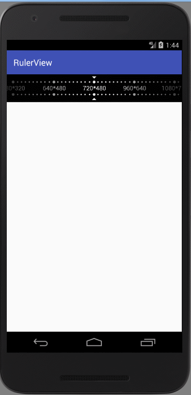  Android 简单刻度尺
