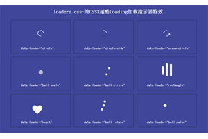 纯CSS3实现图标加载动画特效