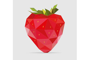 HTML5 SVG草莓图案特效