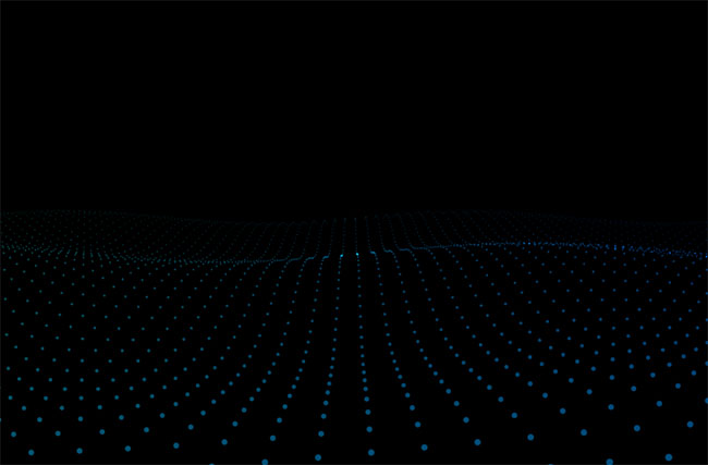  HTML5矩阵粒子波浪背景特效