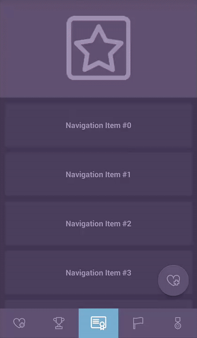 android 导航选项卡效果源码