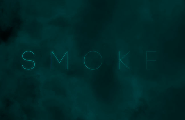  Three.js烟雾文字背景动画特效