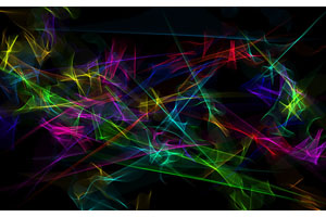 Canvas彩色虚幻背景动画特效