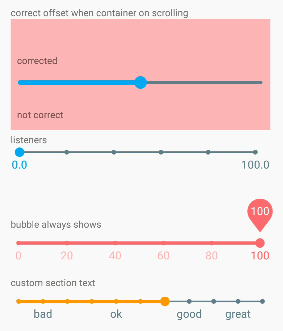  Android气泡风格SeekBar