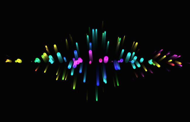  Canvas画布彩色粒子发散特效