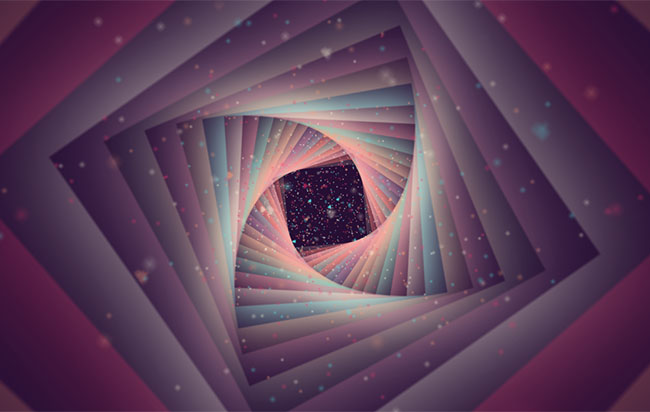 HTML5 3D万花筒动画特效