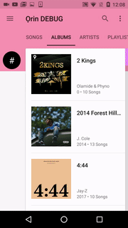 一款非常漂亮的Material Design风格的音乐播放器