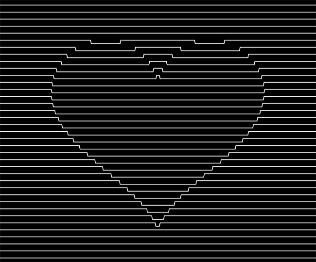  HTML5 Canvas线条爱心动画特效