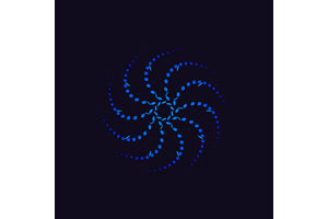 CSS3蓝色粒子线条动画特效