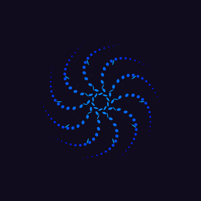  CSS3蓝色粒子线条动画特效