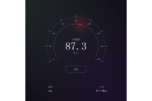 jQuery带宽下载速度表盘代码