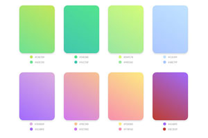 纯CSS3渐变色板配色代码
