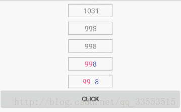 Android仿即刻点赞文字部分的自定义View源码
