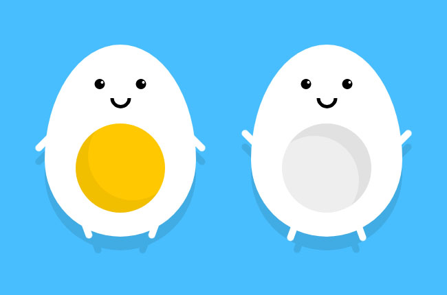  纯CSS3制作卡通鸡蛋动画特效