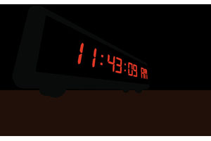 HTML5 3D液晶数字时钟特效