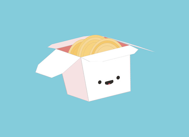  纯CSS3卡通盒子表情动画特效