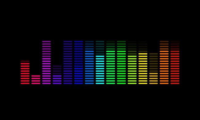  纯CSS3音乐均衡器动画特效