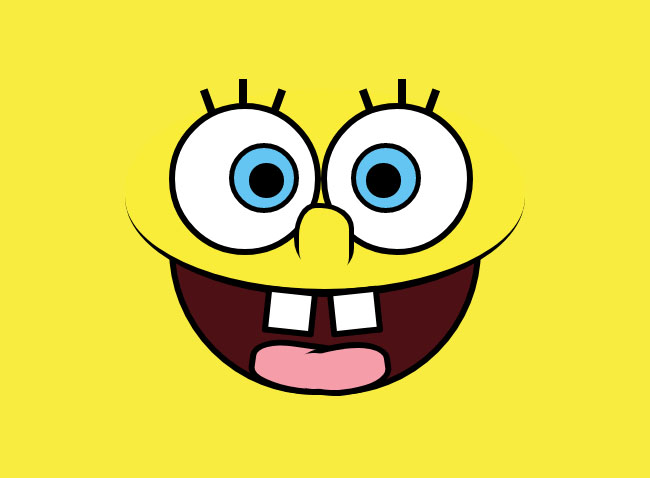  纯CSS3绘制海绵宝宝表情特效