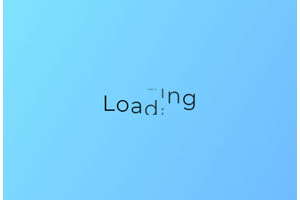 纯CSS3 Loading文字加载动效