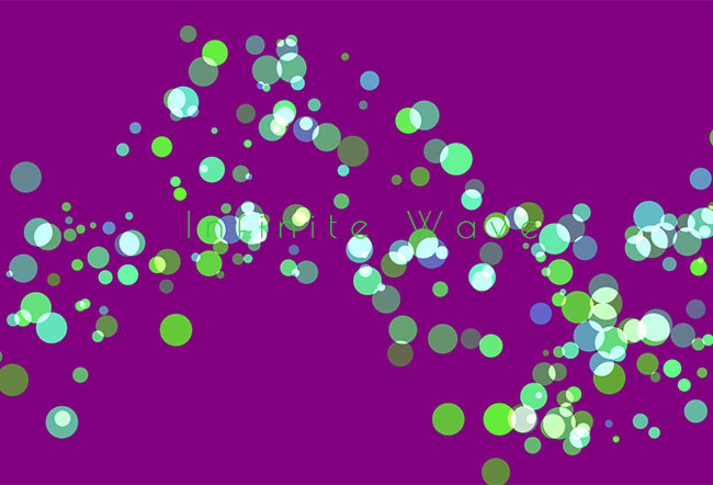  HTML5 Canvas圆点波浪动画