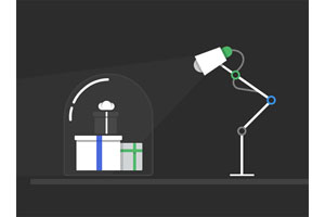 css3台灯照射礼物动画特效