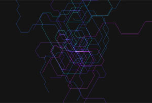 科技线条空间Canvas特效