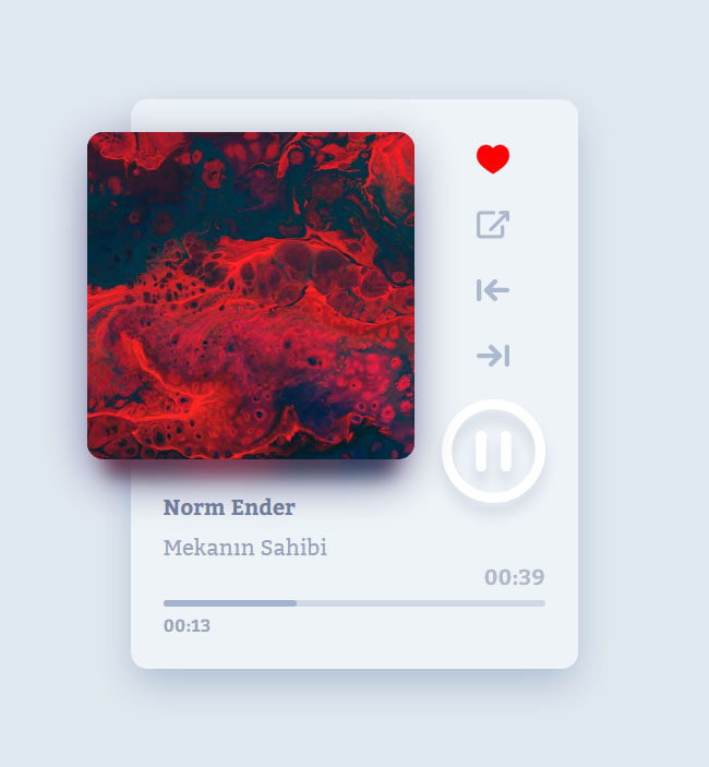  vue.js音乐播放器样式特效