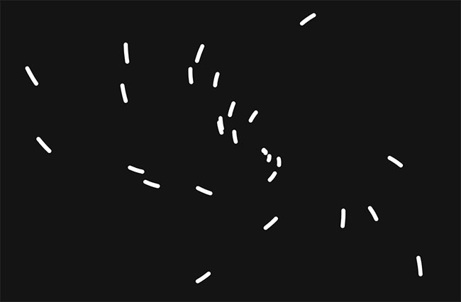  透明线条游动Canvas特效