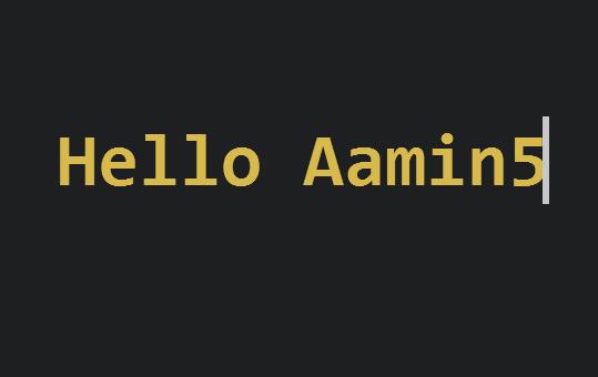  css3动态输入打字效果代码