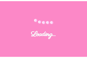 5个珠子并排CSS3加载特效